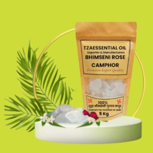 Tzaessential  Bhimseni Camphor / Bhimseni Kapoor / Camphor  5 kg