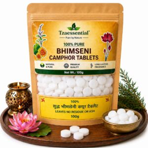 Camphor Tablets,BHIMSENI Kapoor Kapoor Diffusers, Puja 100g