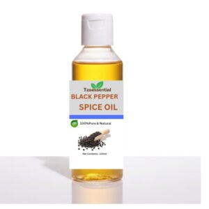Tzaessential Black Pepper Oil 100% Pure Natural 100 ML