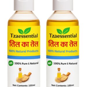 Tzaessential Sesame Oil 100% Pure Natural 100 ML