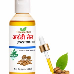 Tzaessential Castor Oil Could Pressed 100 ml With Dropper