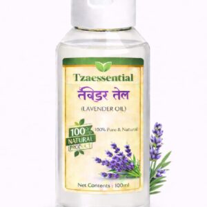 Tzaessential Lavender Essential Oil 100 ml 100% Pure & Natural For AromaTherapy, Stress Relief,