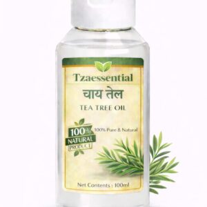 Tzaessential Tea Tree Essential Oil  100 ml 100% Pure & Natural For AromaTherapy, Stress Relief,