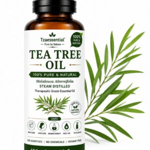 Tea Tree Essential Oil 100 ml 100% Pure & Natural For AromaTherapy, Stress Relief,