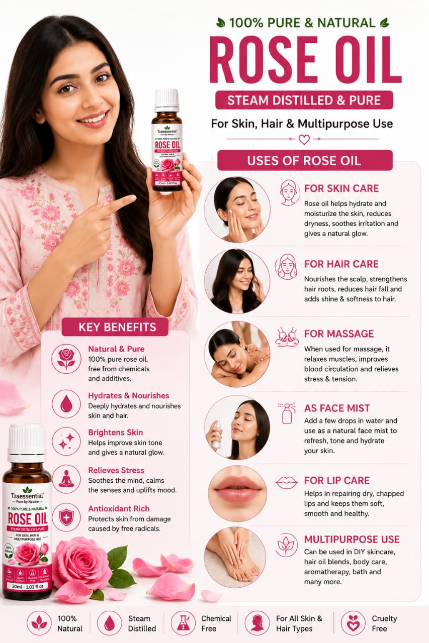 ROSE ESSENTIAL OIL 50 ML
