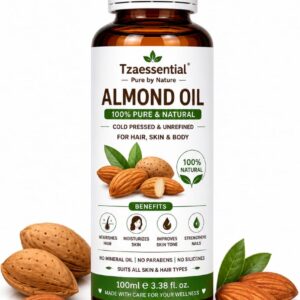 Almond Oil 100% Pure Natural 100 ML With Dropper