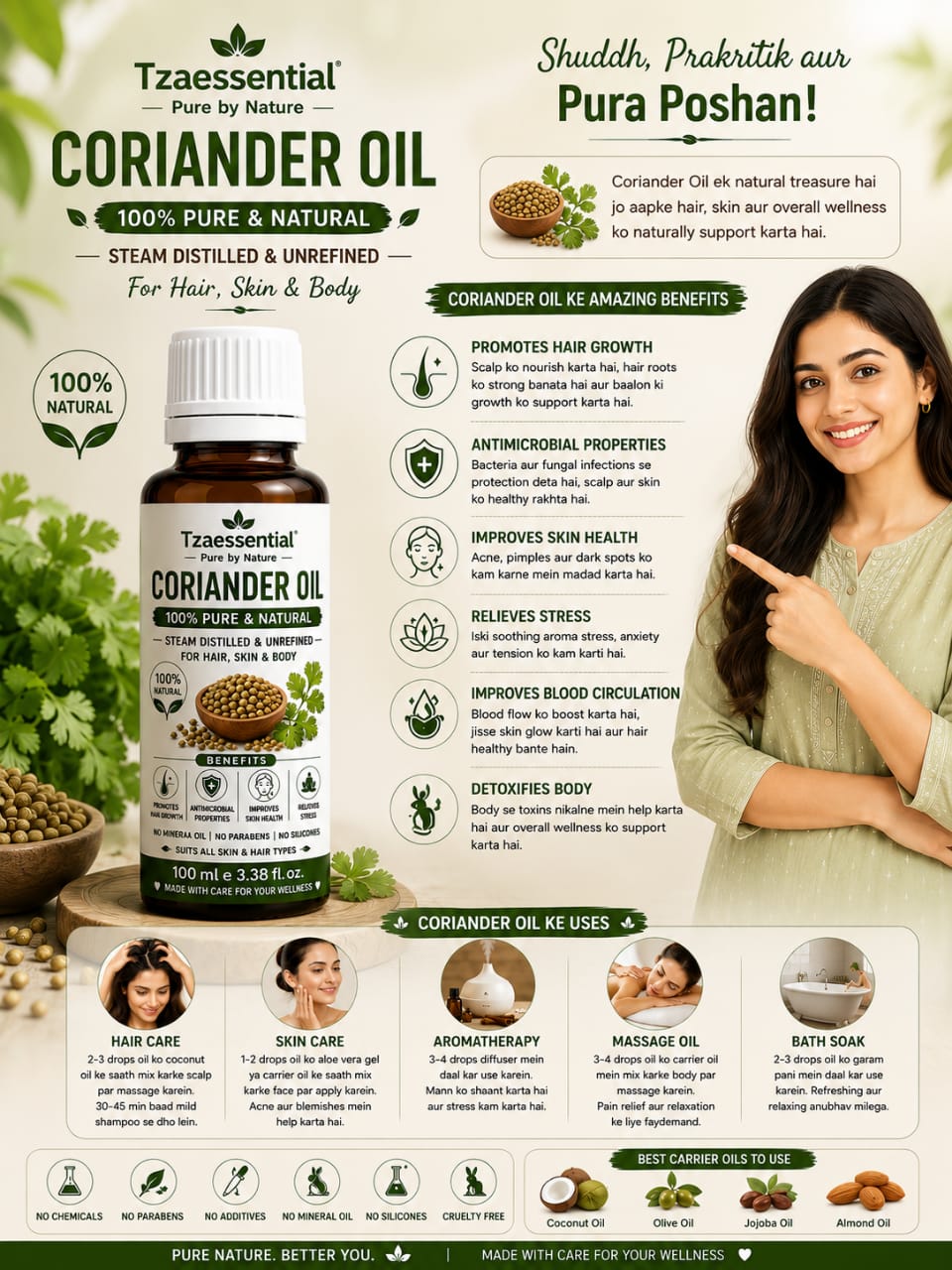 CORIANDER OIL 50 ML