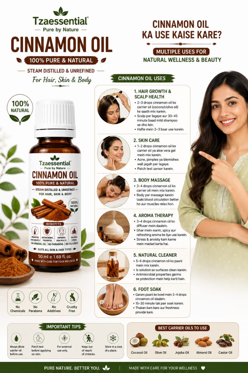 Cinnamon OIL 100% Pure Natural 100 ml