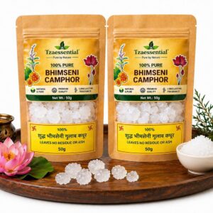 BHIMSENI /CAMPHOR / KAPOOR /POOJA / 50G PACK OF 2