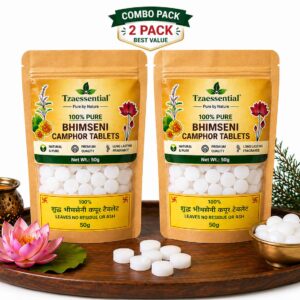 bhimseni camphor /tablet /kapoor 50g pack of 2