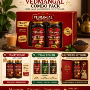 TEA Premium Assam Tea | Strong & Aromatic CTC Chai Patti 1 kg Pack Of 2