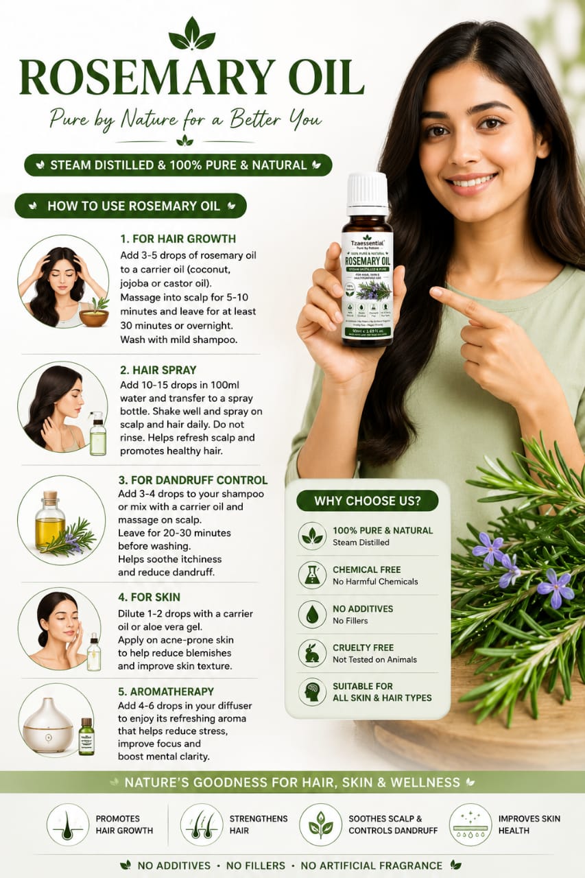 ROSEMARY ESSENTIAL OIL 50 ML