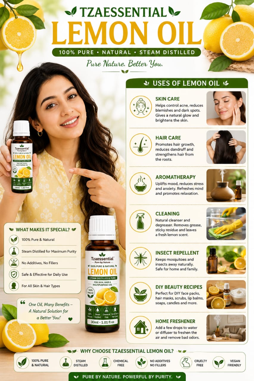 LEMON ESSENTIAL OIL 50 ML