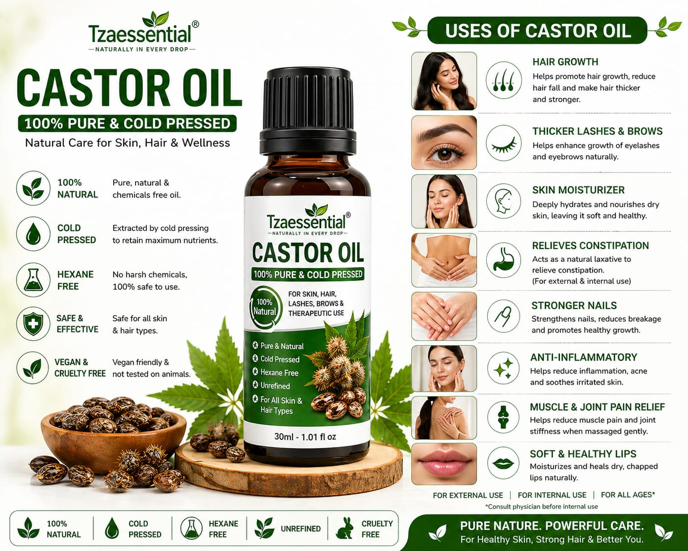 CASTOR OIL 50 ML