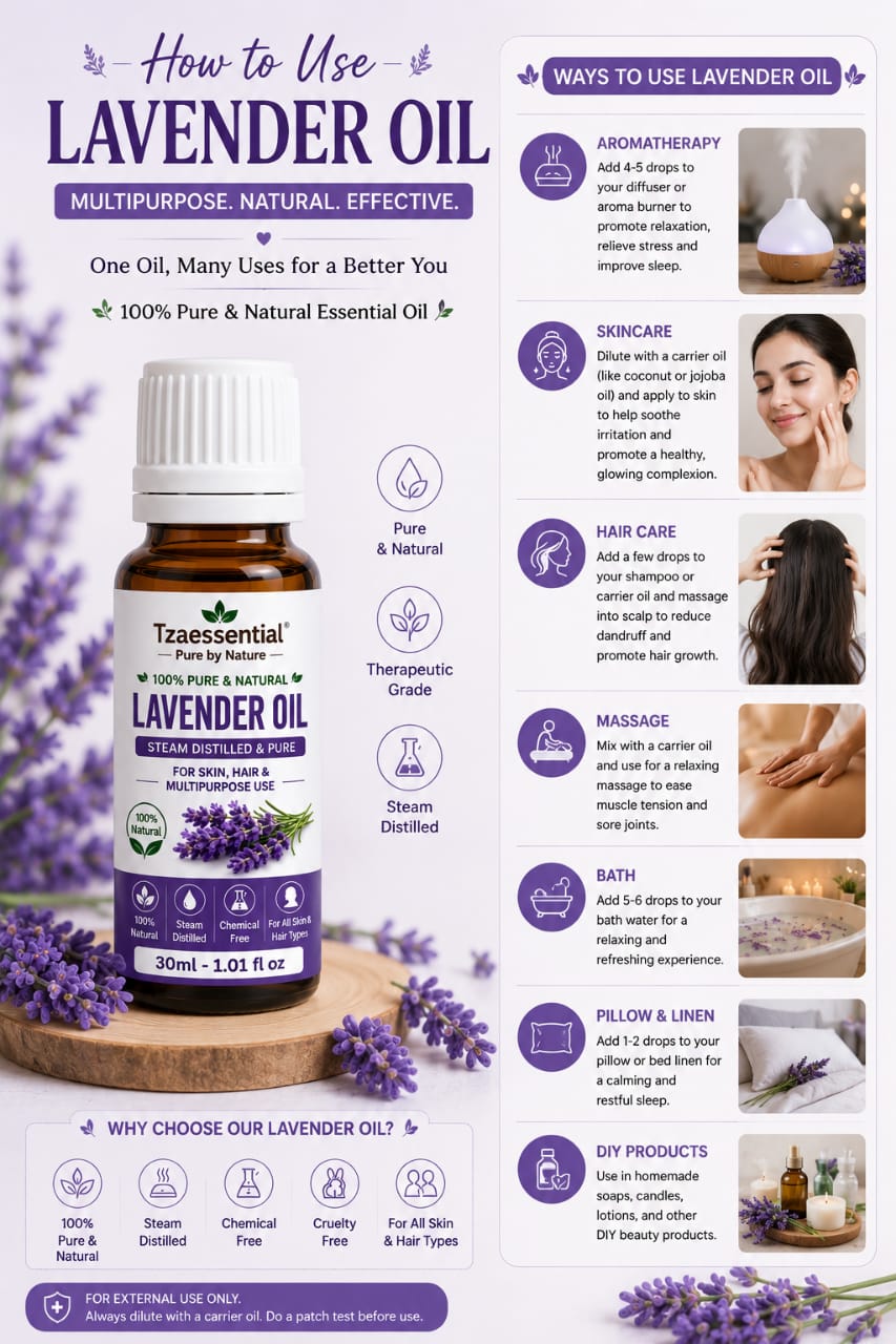 LAVENDER ESSENTIAL OIL 50 ML