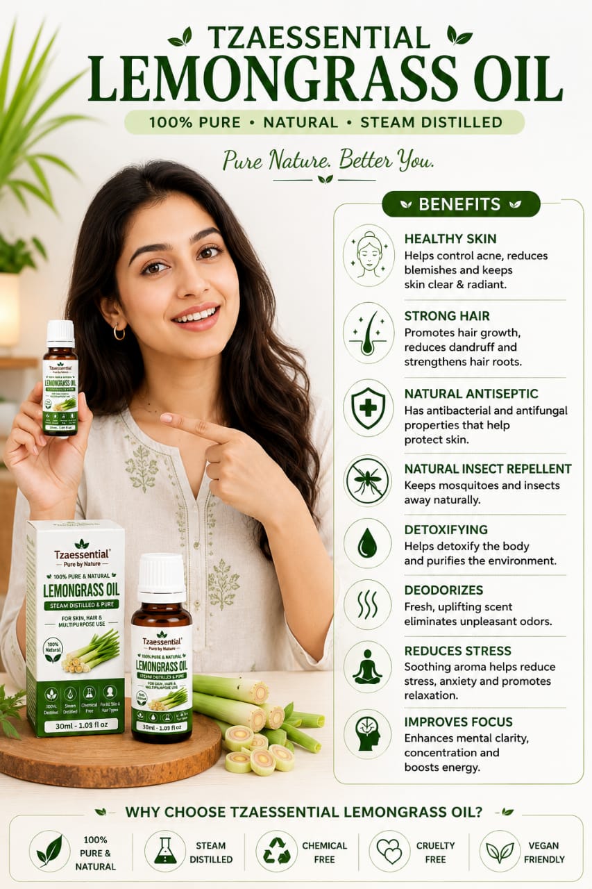 LEMONGRASS Essential OIL 50 ML
