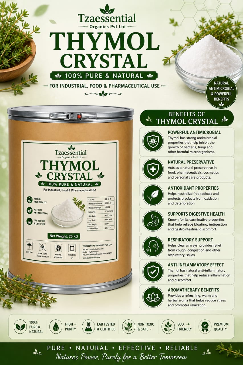 Thymol Crystal 25 KG