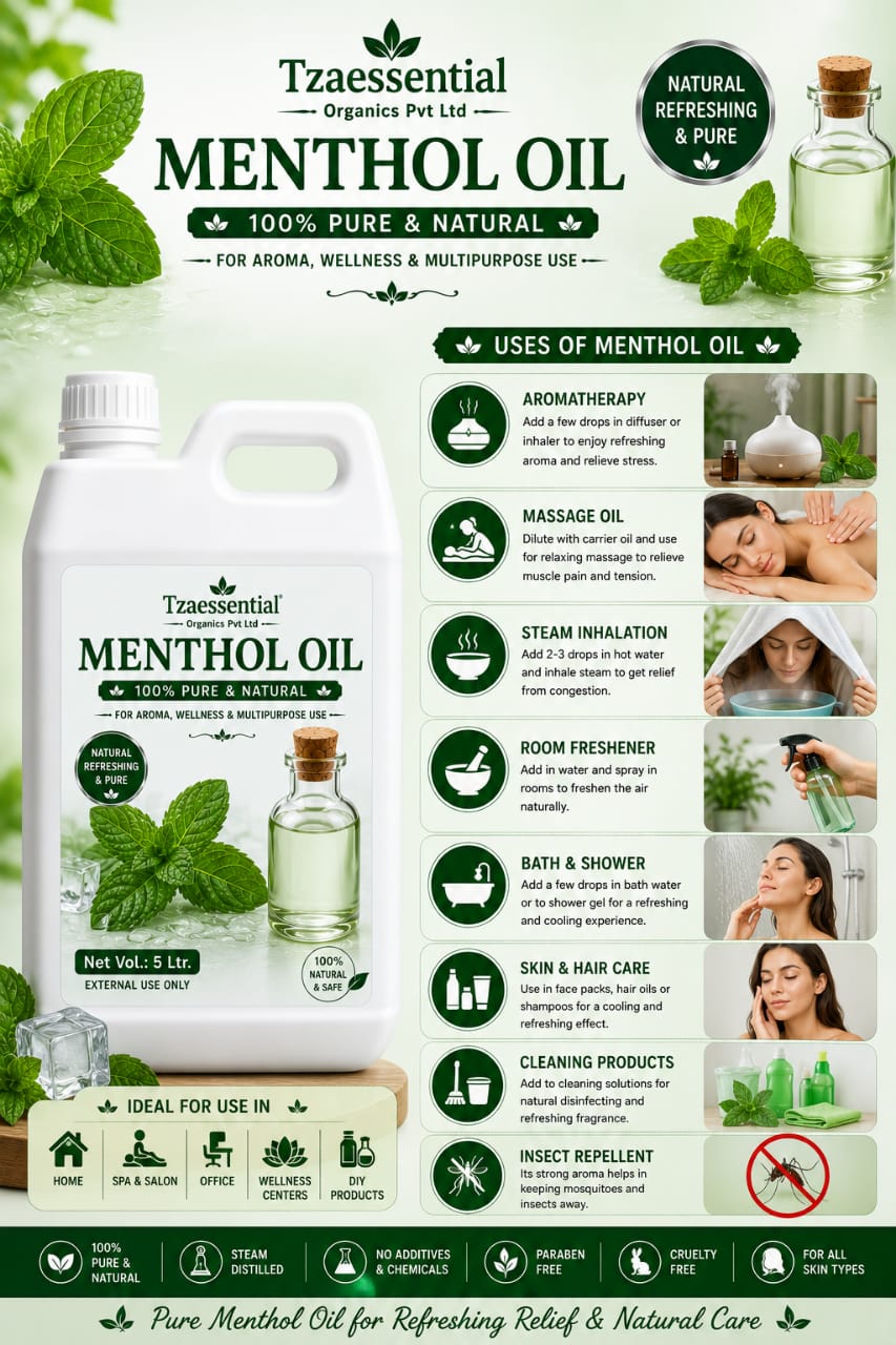 MENTHOL OIL 5 LTR