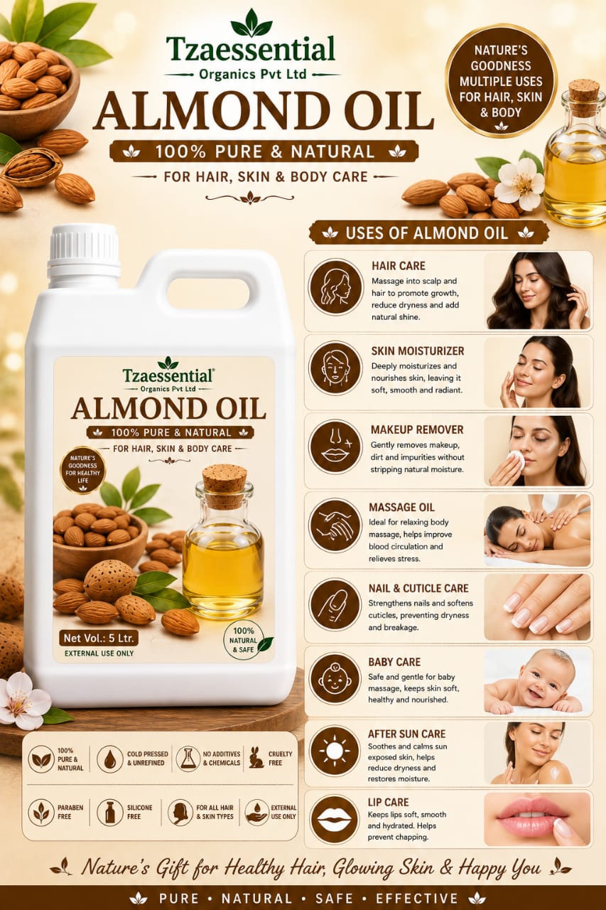 ALMOND OIL 5 LTR