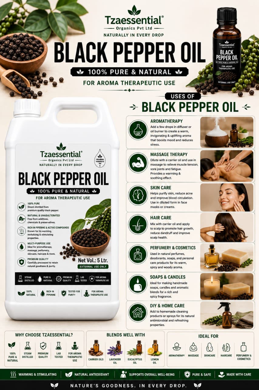 BLACK PAPPER OIL 5 LTR