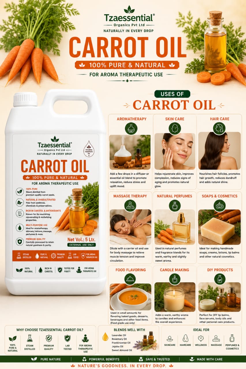 CARROT SEED OIL 5 LTR