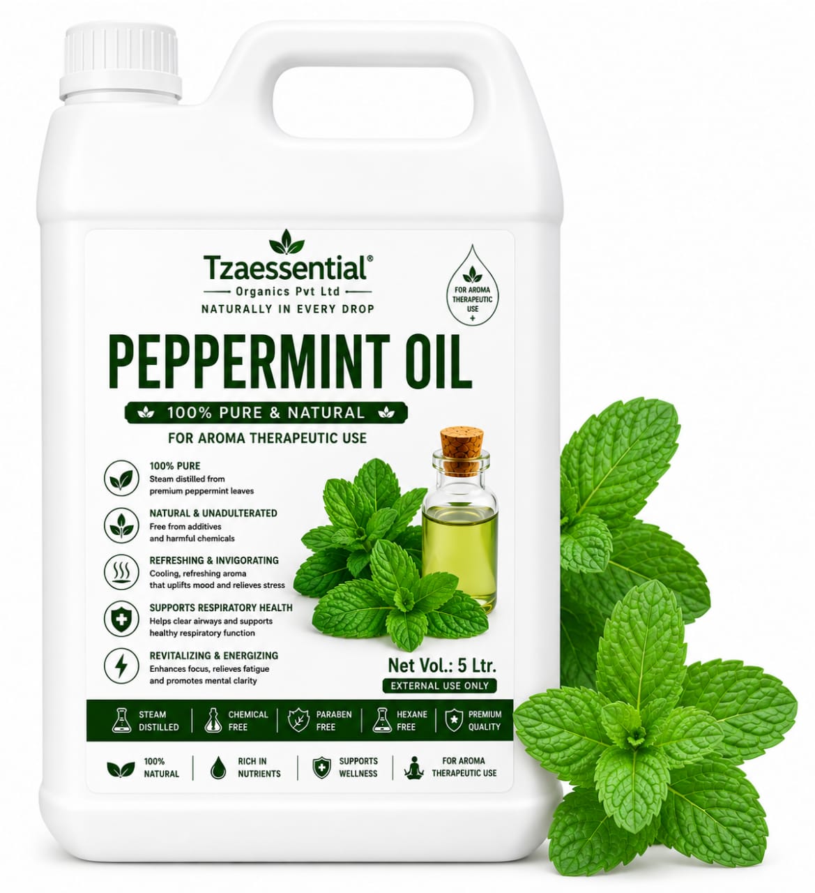 PEPPERMINT OIL 5 LTR