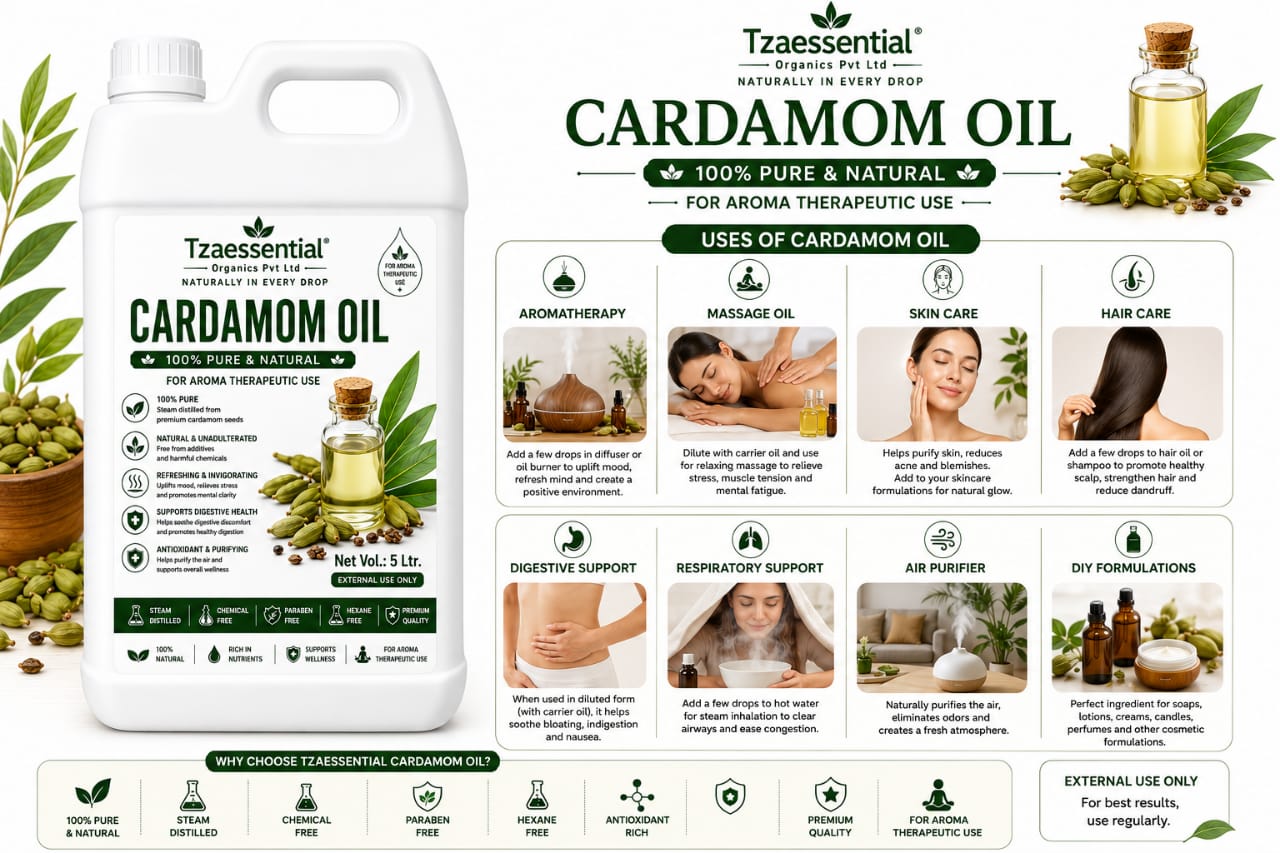CARDAMOM OIL 5 LTR
