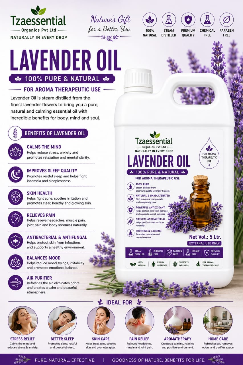 LAVENDER OIL 5 LTR