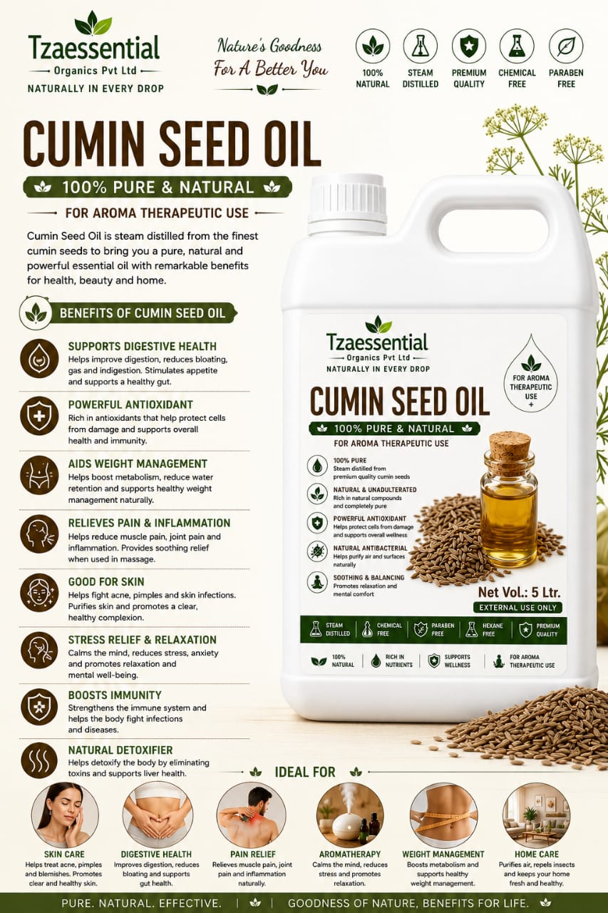 CUMIN SEED OIL 5 LTR