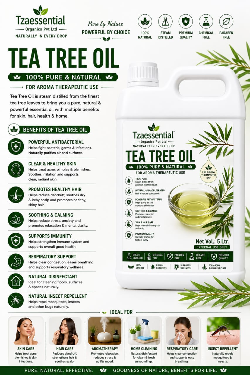 TEA TREE OIL 5 LTR