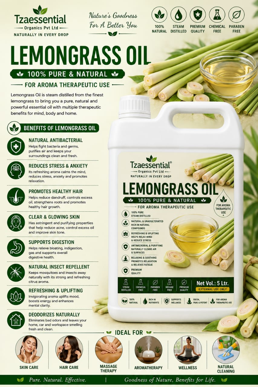 LEMONGRASS OIL 5 LTR