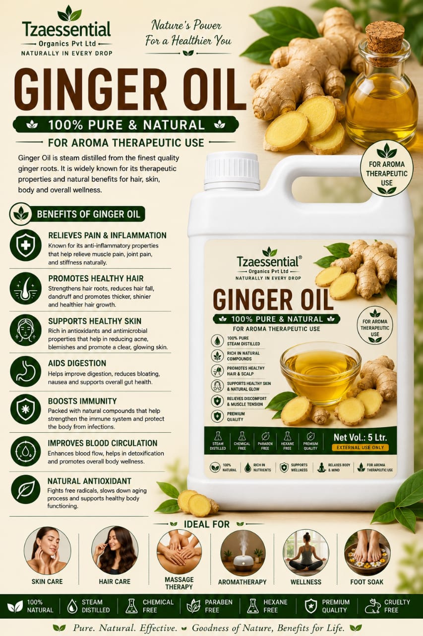 GINGER OIL 5 LTR