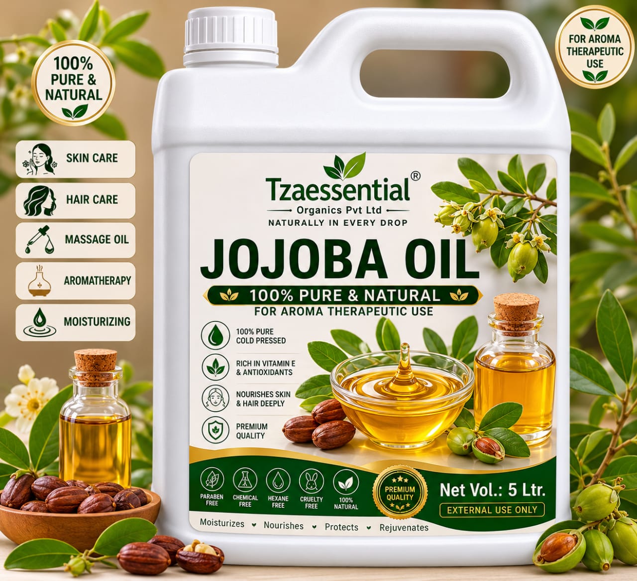 JOJOBA OIL 5 LTR